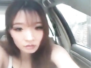 对白精彩有趣网红女主播野外车内直播情景剧富二代骚女勾引他爸爸的司机