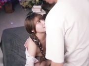 可愛模特勾引新人攝影