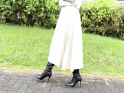 SYKH-180 ブーツの美魔女PREMIUM 着衣の流儀外伝 Leather Fan あやみさん29歳 森あやみ - 3of5