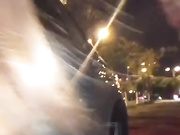 公路户外紫薇,车内道具秀,旁边车上还躲着两人褕褕看不敢下来