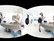 Hot teen fucked by her step mom