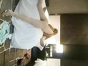 秒杀很多嫩模的极品外围TS和土豪开房啪自拍,高难度动作猛操