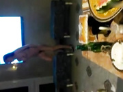 大飞哥最近买码中了几千块请几个老铁去KTV包房找来两个小姐跳脱衣舞一块嗨