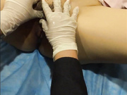 美容院女性私密护理内部按摩视频，美女被按的高潮了，对话内容让人喷精