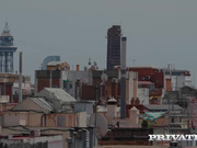 训练馆里两根大屌同入娇小女拳手