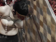 国产活绳仙作品黑丝美乳小嫩模极致驷马吊绑
