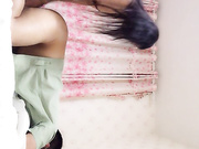 性感美妖TSKK，出租房招待武警哥哥，为他排忧解决生理需求，两人互吃棒棒互插菊花穴，爽爽高潮！