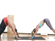 健身课后的健身室出汗的性爱