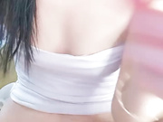 白皙模特身材一身白丝超级粉木耳还有道具插穴