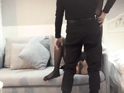 久违的3P场24岁苗条小姐姐情趣黑丝C罩杯美腿